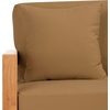 SAFAVIEH Couture Montford Brazilian Teak Indoor/Outdoor Sofa(Grey)