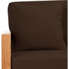 SAFAVIEH Couture Montford Brazilian Teak Indoor/Outdoor Sofa(White)