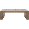 SAFAVIEH Couture Outdoor Collection Santiago Natural Solid Wood Coffee Table