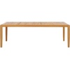 SAFAVIEH Couture Outdoor Collection Tortuga Natural Brown Solid Wood Patio Coffee Table