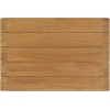 SAFAVIEH Couture Outdoor Patio Furniture Collection – Cove Teak Solid Wood Slatted Rectangular Coffee Table (CPT2018)(Natural)