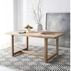 SAFAVIEH Home Collection Montford Teak Couture Dining Table