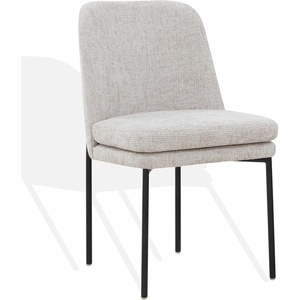 SAFAVIEH Couture Collection Tamarie Light Grey/Black Chenille Dining Chair