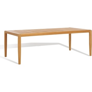 SAFAVIEH Couture Outdoor Collection Tortuga Natural Brown Solid Wood Patio Coffee Table