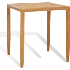 SAFAVIEH Couture Outdoor Tortuga Natural/White Solid Wood Accent Chair