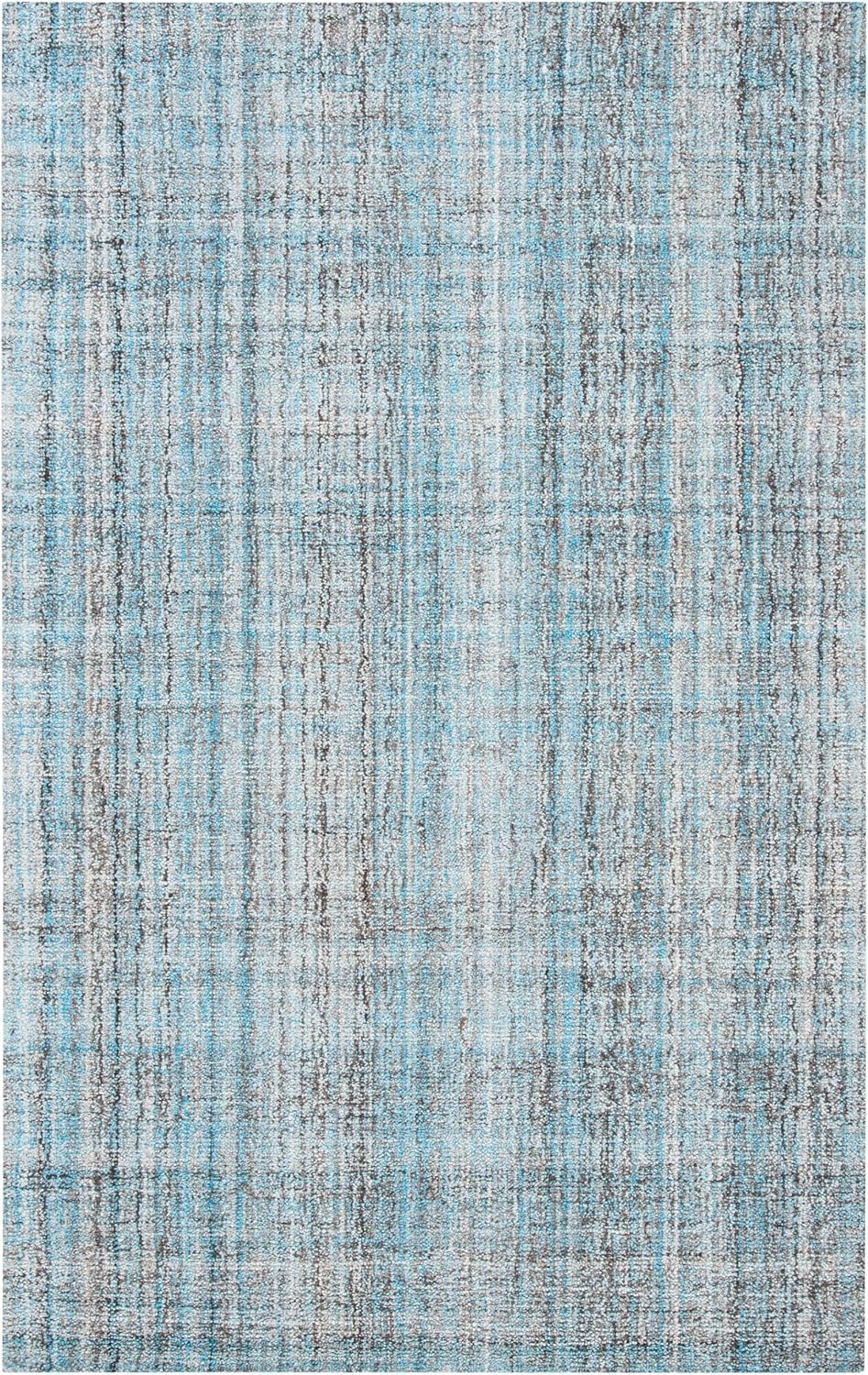 image:imageSAFAVIEH Abstract Collection Area Rug 8 Round Ivory amp Beige Handmade Wool amp Viscose Ideal for High Traffic Areas in Living Room Bedroom ABT141DBlueMulti