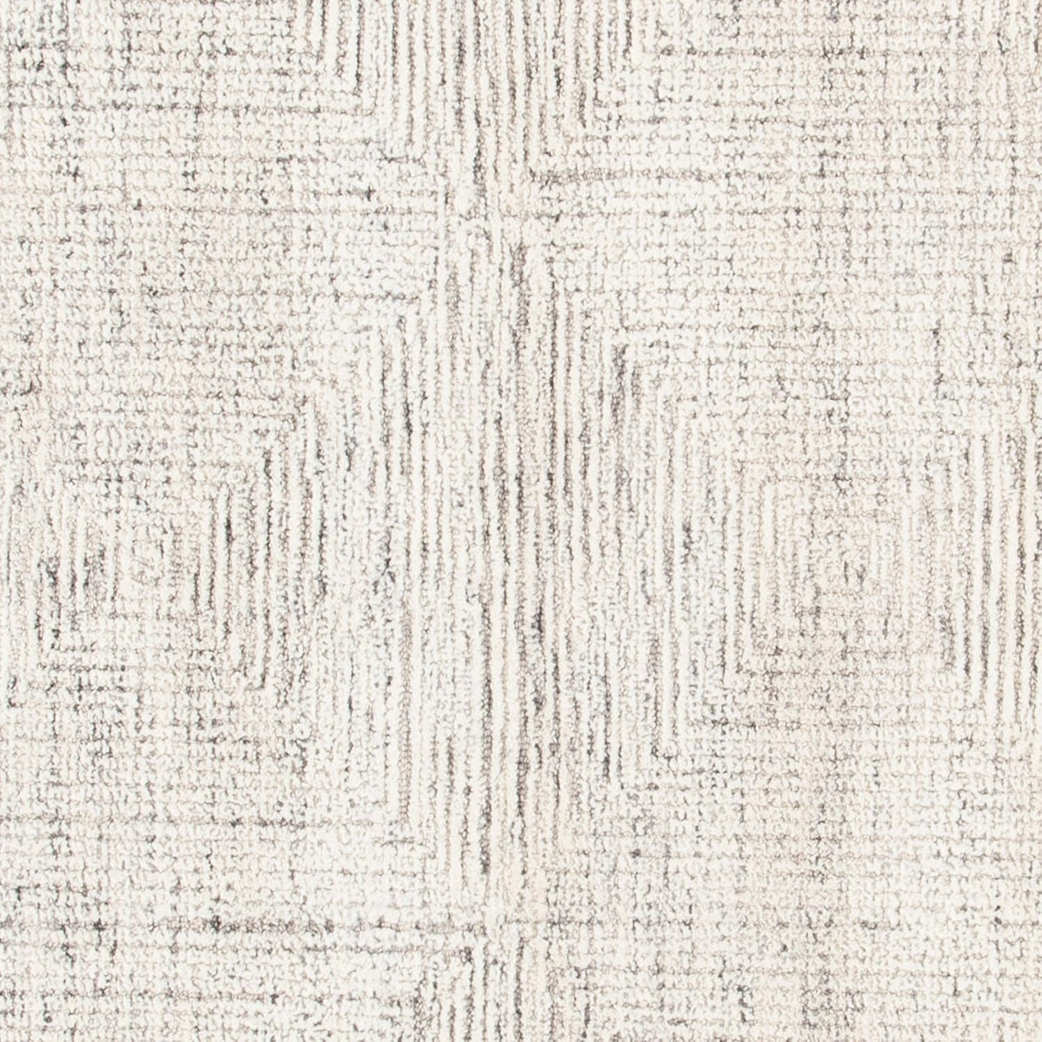 image:imageSAFAVIEH Abstract Collection Area Rug 8 Round Ivory amp Beige Handmade Wool amp Viscose Ideal for High Traffic Areas in Living Room Bedroom ABT141DIvoryBeige
