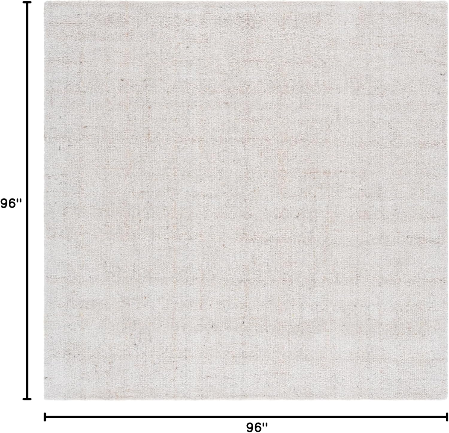 image:imageSAFAVIEH Abstract Collection Area Rug 8 Round Ivory amp Beige Handmade Wool amp Viscose Ideal for High Traffic Areas in Living Room Bedroom ABT141DIvoryBeige