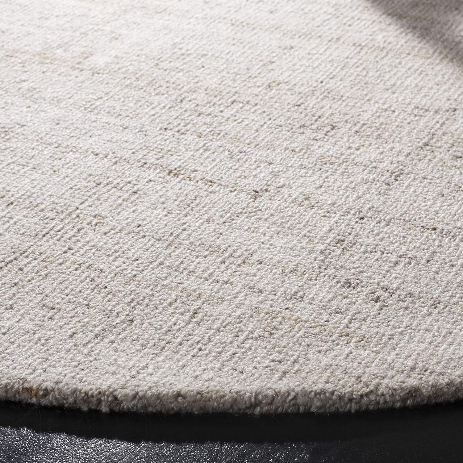 image:imageSAFAVIEH Abstract Collection Area Rug 8 Round Ivory amp Beige Handmade Wool amp Viscose Ideal for High Traffic Areas in Living Room Bedroom ABT141DIvoryBeige