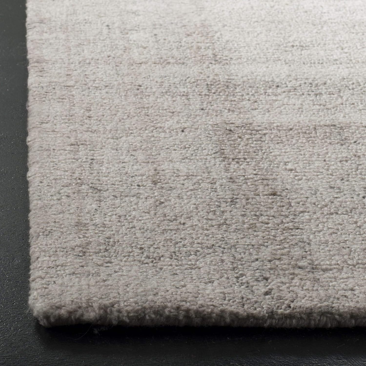 image:imageSAFAVIEH Abstract Collection Area Rug 8 Round Ivory amp Beige Handmade Wool amp Viscose Ideal for High Traffic Areas in Living Room Bedroom ABT141DLight Grey