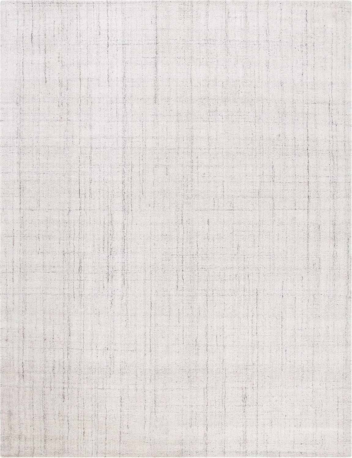 image:imageSAFAVIEH Abstract Collection Area Rug 8 Round Ivory amp Beige Handmade Wool amp Viscose Ideal for High Traffic Areas in Living Room Bedroom ABT141DLight Grey
