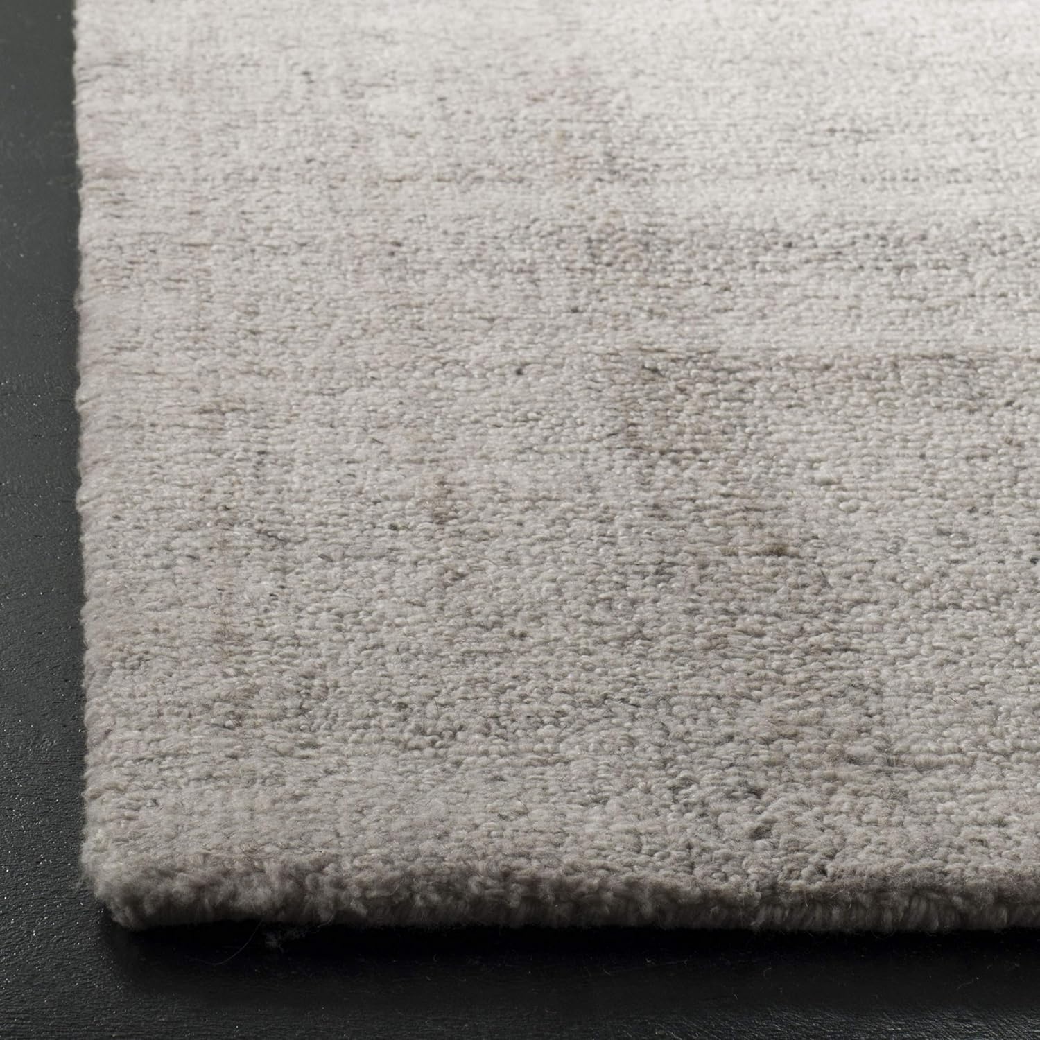 image:imageSAFAVIEH Abstract Collection Area Rug 8 Round Ivory amp Beige Handmade Wool amp Viscose Ideal for High Traffic Areas in Living Room Bedroom ABT141DLight Grey