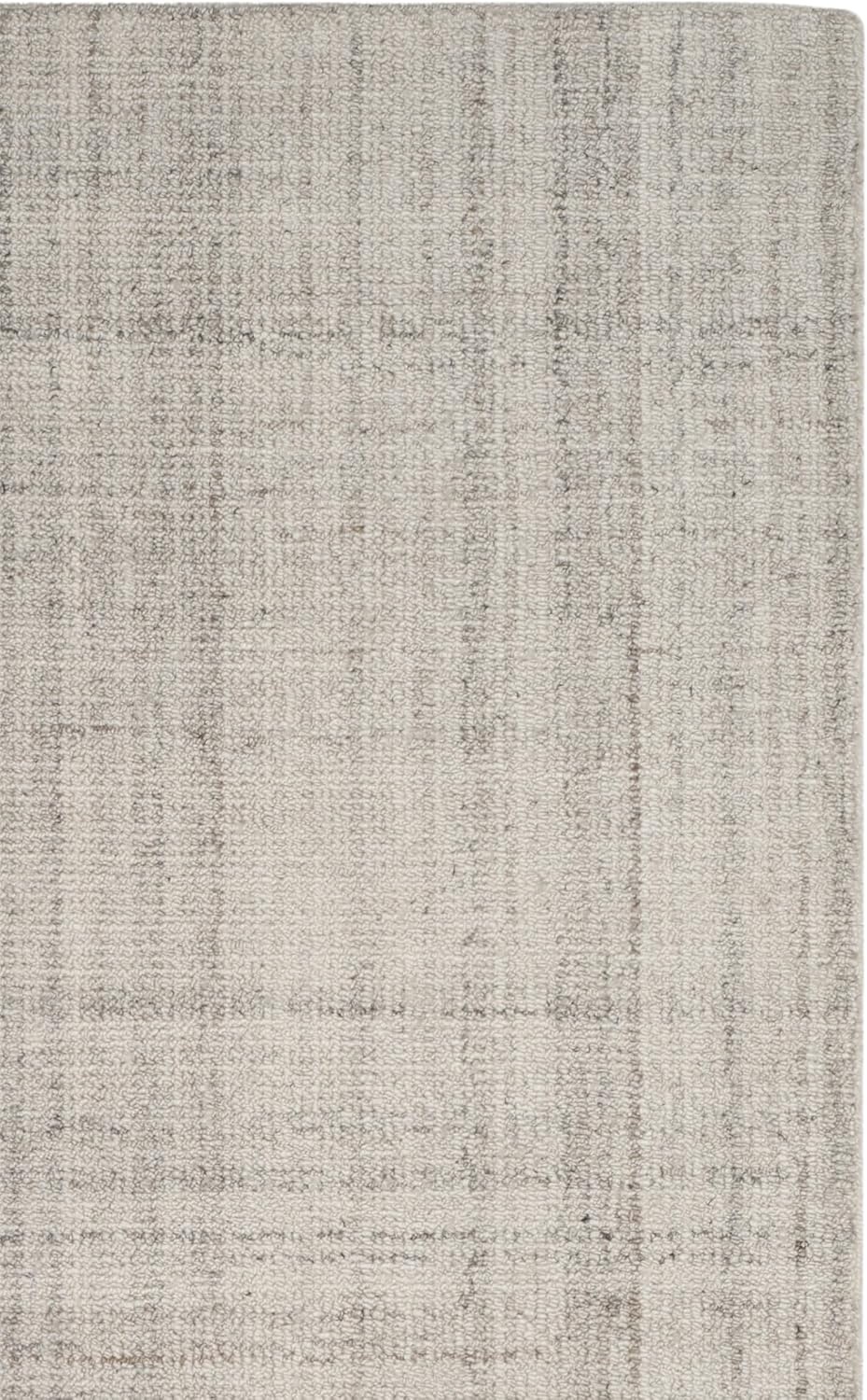 image:imageSAFAVIEH Abstract Collection Area Rug 8 Round Ivory amp Beige Handmade Wool amp Viscose Ideal for High Traffic Areas in Living Room Bedroom ABT141DLight Grey