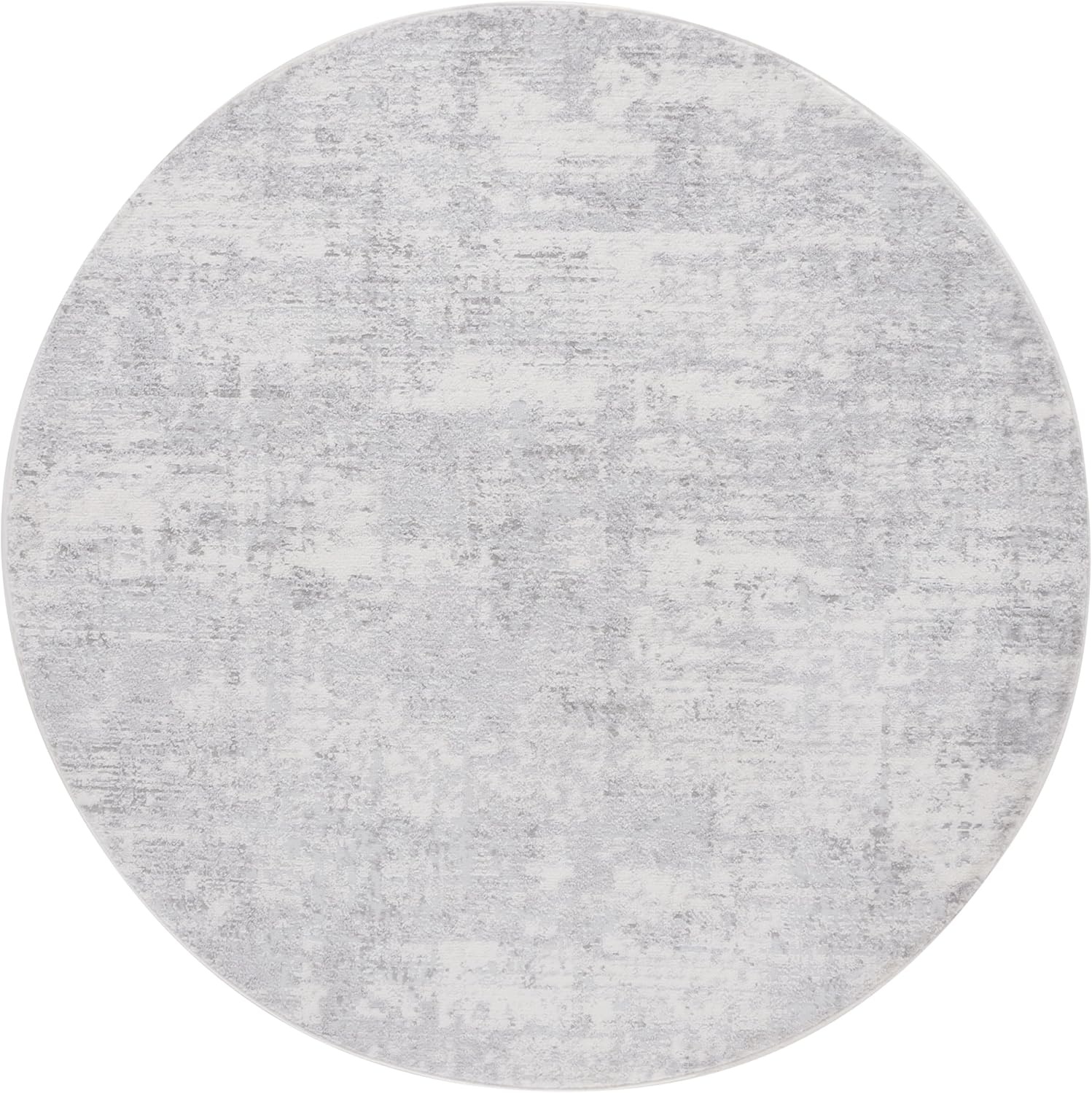 image:imageSAFAVIEH Amelia Collection Area Rug 8 x 10 Ivory amp Blue Modern Abstract Design NonShedding amp Easy Care Ideal for High Traffic Areas in Living Room Bedroom ALA700AIvoryLight Grey