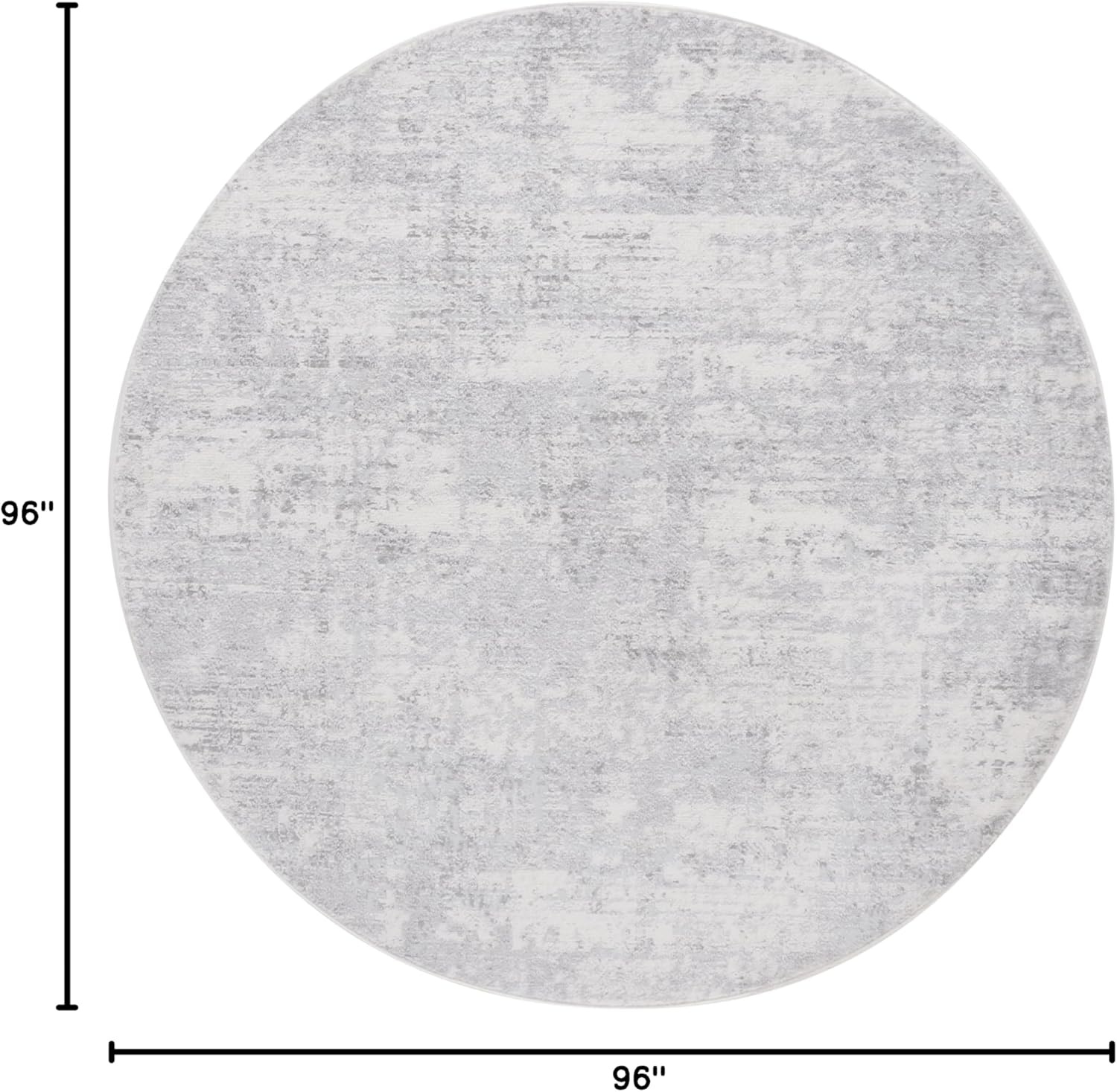 image:imageSAFAVIEH Amelia Collection Area Rug 8 x 10 Ivory amp Blue Modern Abstract Design NonShedding amp Easy Care Ideal for High Traffic Areas in Living Room Bedroom ALA700AIvoryLight Grey
