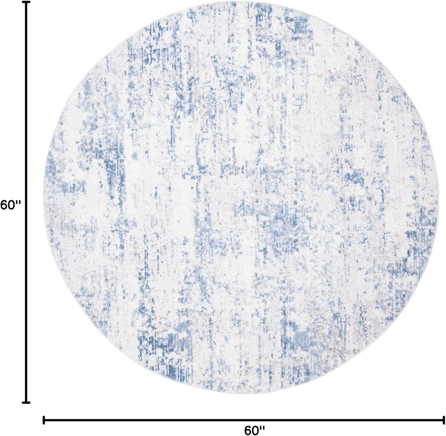 image:imageSAFAVIEH Amelia Collection Area Rug 8 x 10 Ivory amp Blue Modern Abstract Design NonShedding amp Easy Care Ideal for High Traffic Areas in Living Room Bedroom ALA700AIvoryBlue
