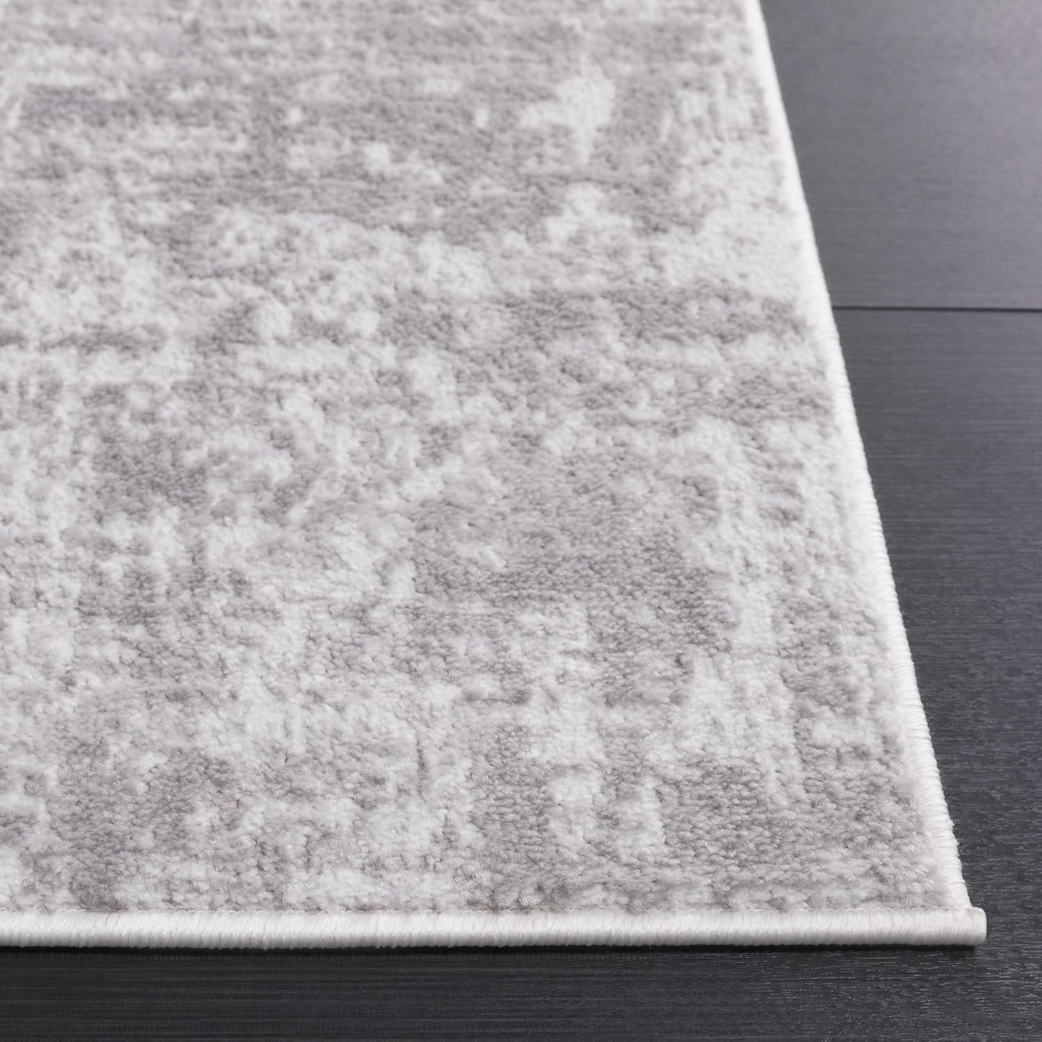 image:imageSAFAVIEH Amelia Collection Area Rug 8 x 10 Ivory amp Blue Modern Abstract Design NonShedding amp Easy Care Ideal for High Traffic Areas in Living Room Bedroom ALA700AIvoryStone Grey