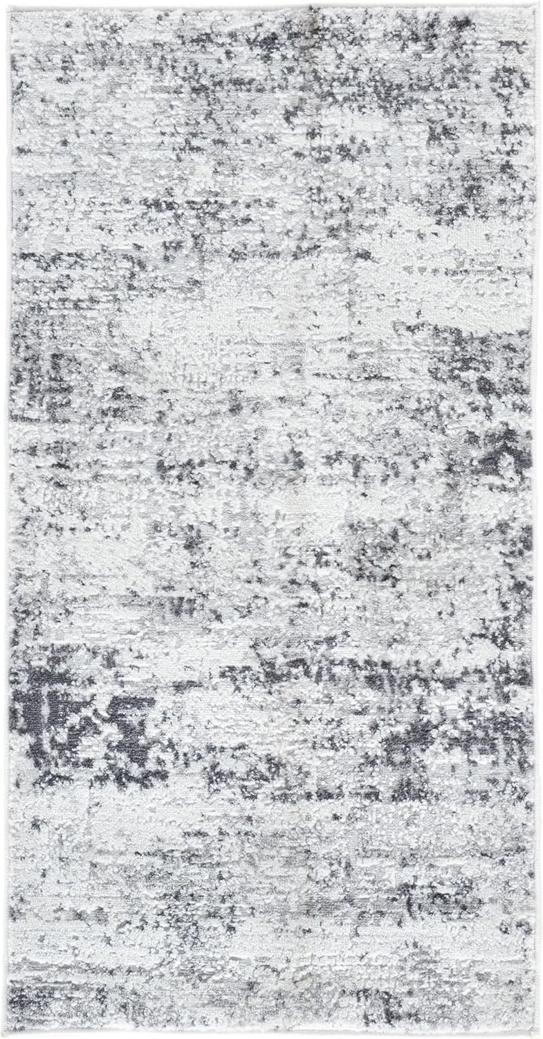 image:imageSAFAVIEH Amelia Collection Area Rug 8 x 10 Ivory amp Blue Modern Abstract Design NonShedding amp Easy Care Ideal for High Traffic Areas in Living Room Bedroom ALA700AIvoryGrey
