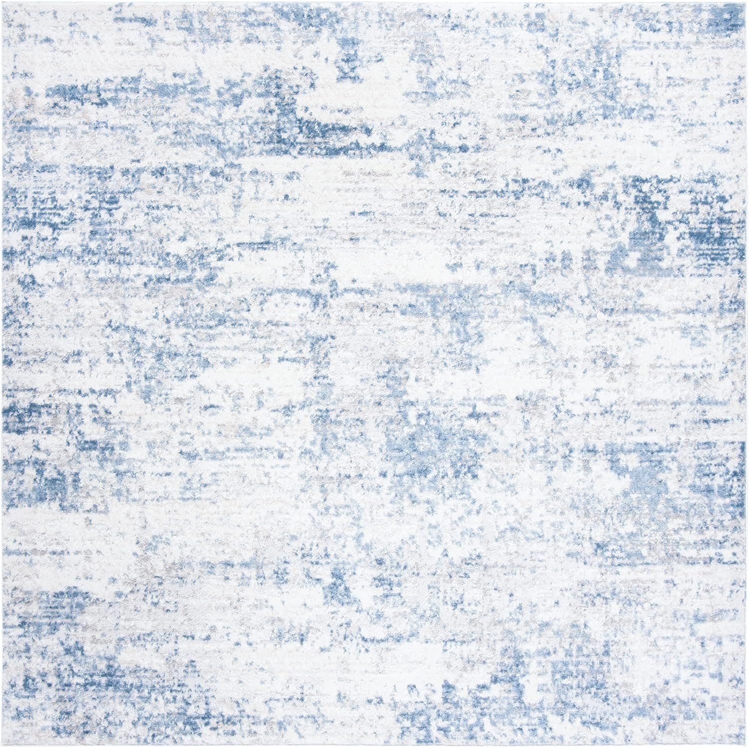 image:imageSAFAVIEH Amelia Collection Area Rug 8 x 10 Ivory amp Blue Modern Abstract Design NonShedding amp Easy Care Ideal for High Traffic Areas in Living Room Bedroom ALA700AIvoryBlue