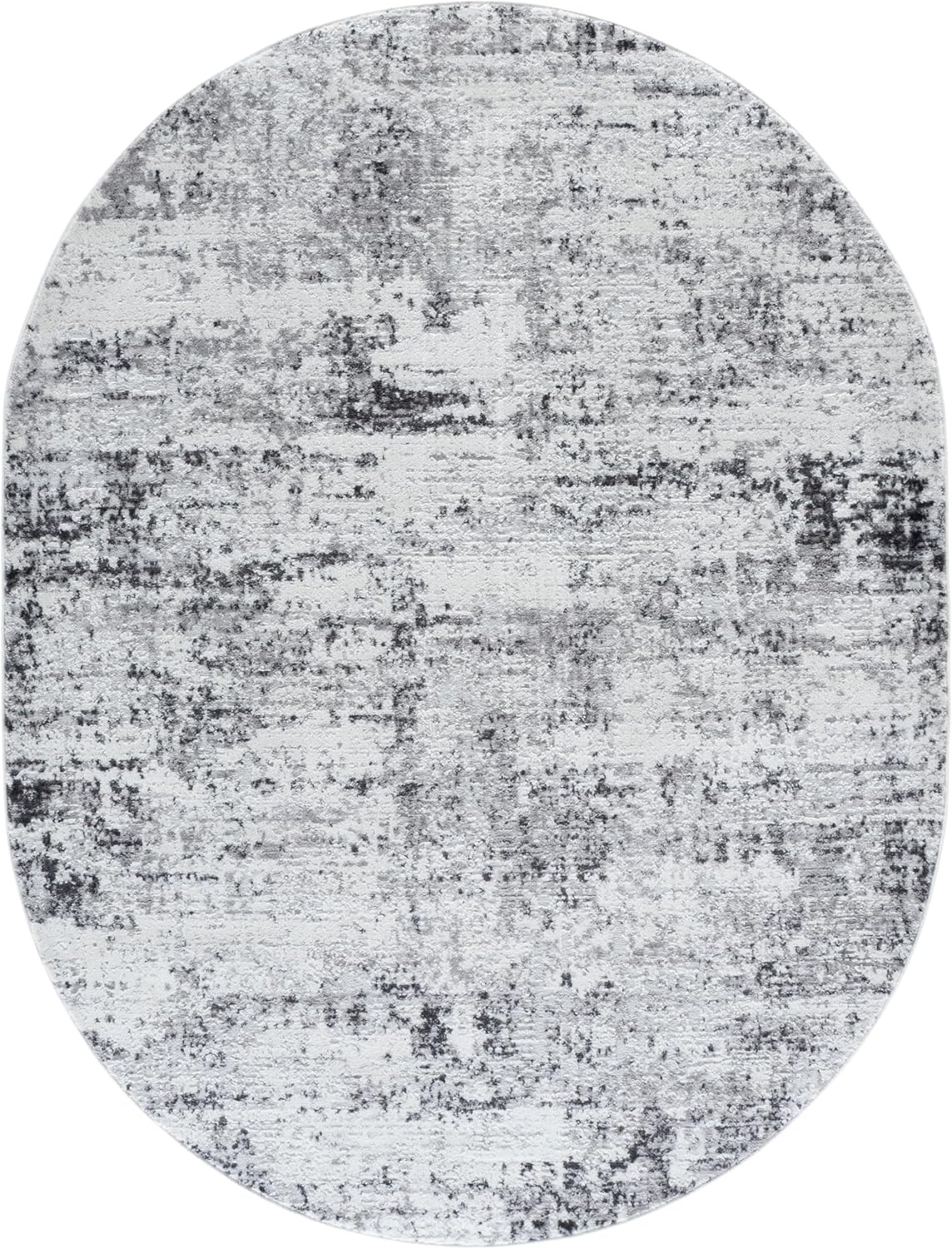 image:imageSAFAVIEH Amelia Collection Area Rug 8 x 10 Ivory amp Blue Modern Abstract Design NonShedding amp Easy Care Ideal for High Traffic Areas in Living Room Bedroom ALA700AIvoryGrey