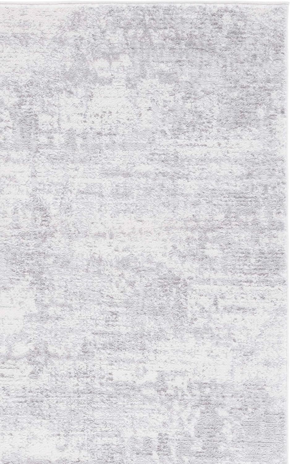 image:imageSAFAVIEH Amelia Collection Area Rug 8 x 10 Ivory amp Blue Modern Abstract Design NonShedding amp Easy Care Ideal for High Traffic Areas in Living Room Bedroom ALA700AIvoryLight Grey