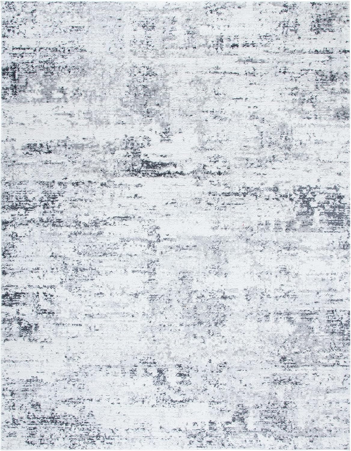 image:imageSAFAVIEH Amelia Collection Area Rug 8 x 10 Ivory amp Blue Modern Abstract Design NonShedding amp Easy Care Ideal for High Traffic Areas in Living Room Bedroom ALA700AIvoryGrey
