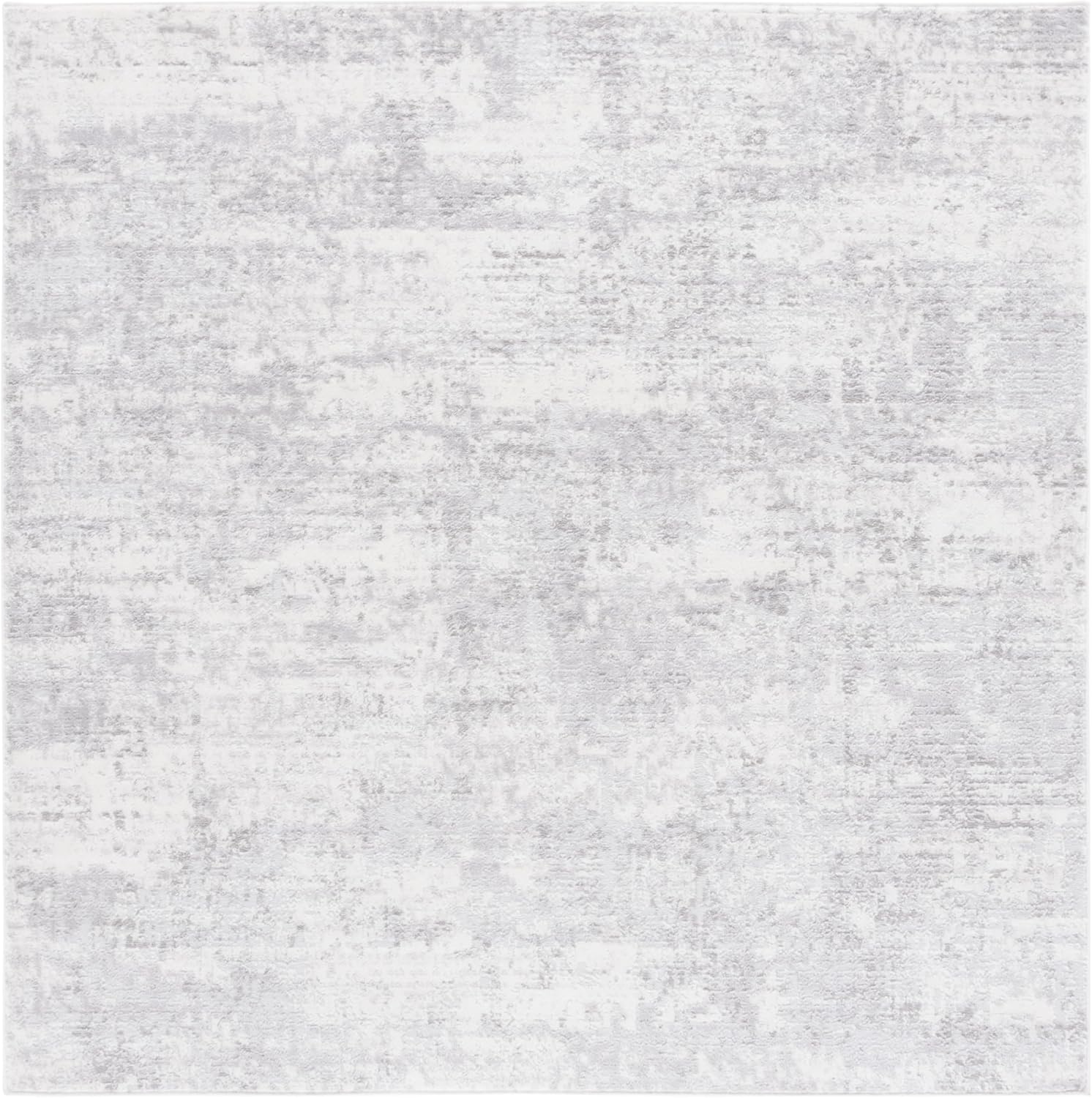 image:imageSAFAVIEH Amelia Collection Area Rug 8 x 10 Ivory amp Blue Modern Abstract Design NonShedding amp Easy Care Ideal for High Traffic Areas in Living Room Bedroom ALA700AIvoryLight Grey