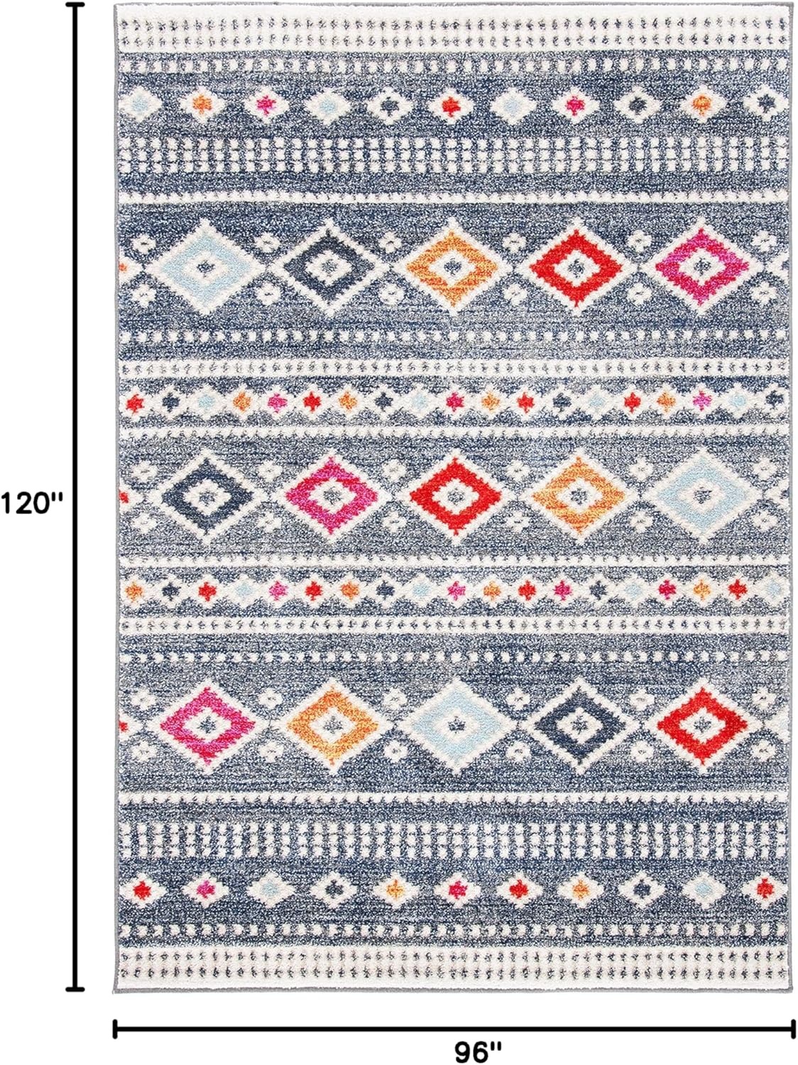 image:imageSAFAVIEH Area Rug 10 Square Reflection Collection Large Beige amp Cream NonShedding amp Easy Cleaning Ideal for Living Room Bedroom RFT663ABeigeCream