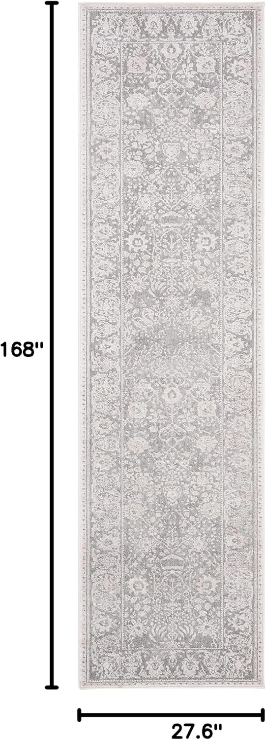 image:imageSAFAVIEH Area Rug 10 Square Reflection Collection Large Beige amp Cream NonShedding amp Easy Cleaning Ideal for Living Room Bedroom RFT663ALight GreyCream