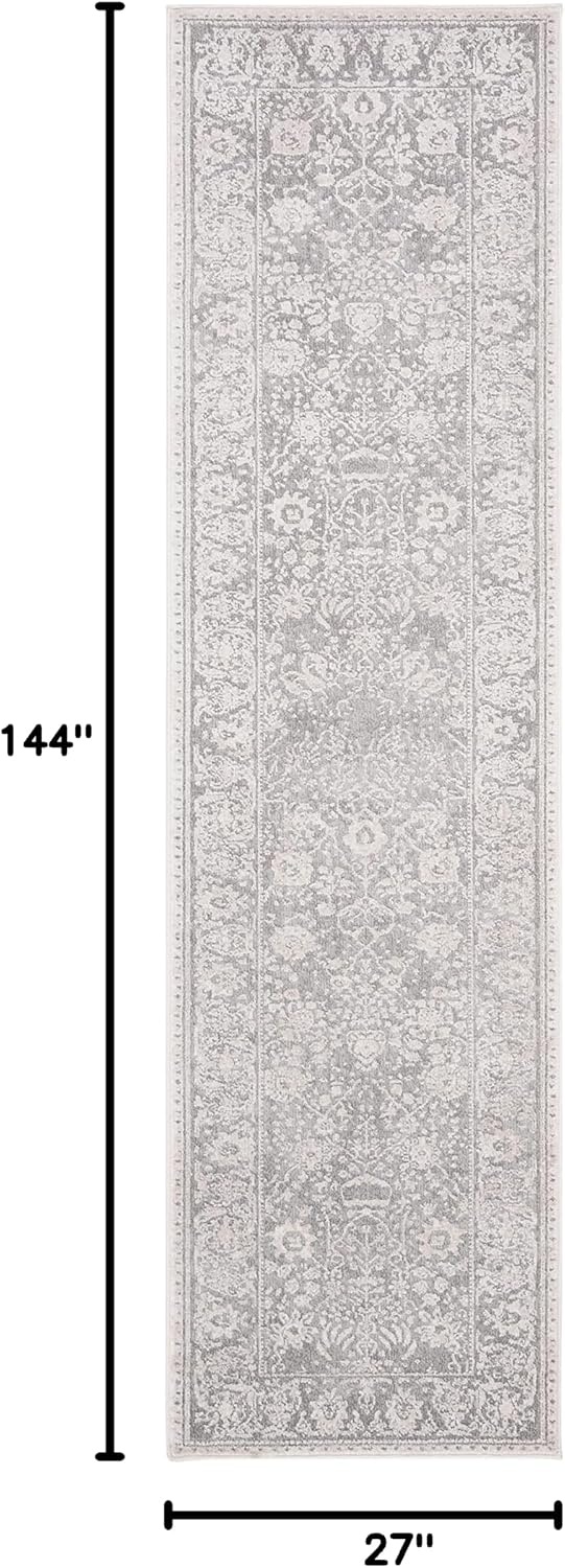 image:imageSAFAVIEH Area Rug 10 Square Reflection Collection Large Beige amp Cream NonShedding amp Easy Cleaning Ideal for Living Room Bedroom RFT663ALight GreyCream
