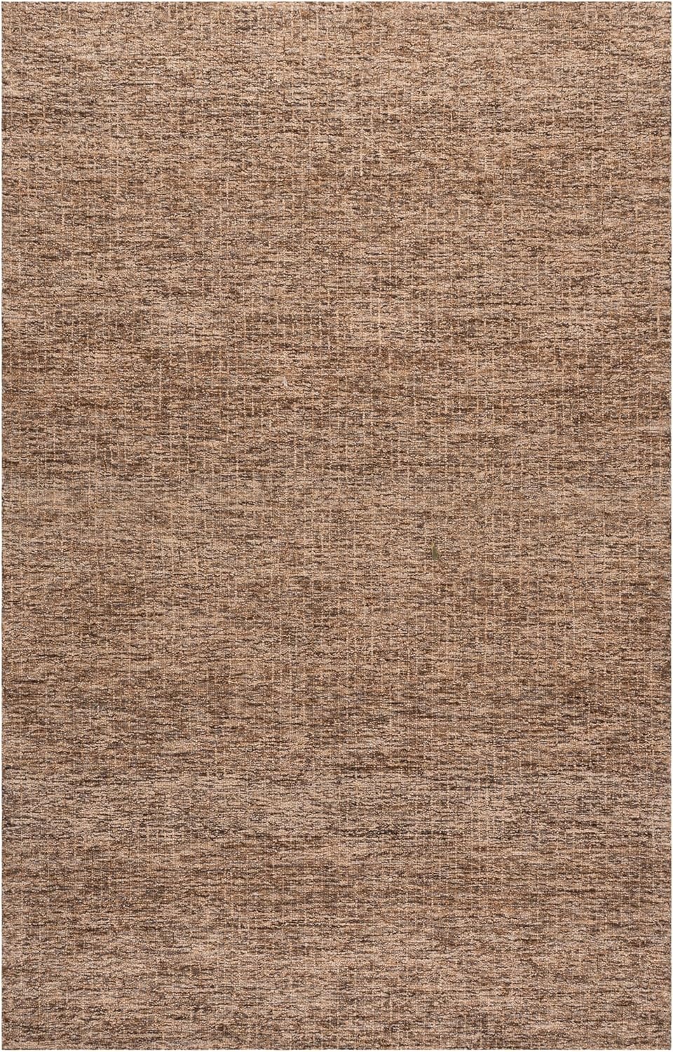 image:imageSAFAVIEH Area Rug 8x10 Abstract Collection Large Light Grey amp Ivory Handmade Wool Ideal for Living Room Bedroom Office Dining Space ABT468FAntiqueBrown