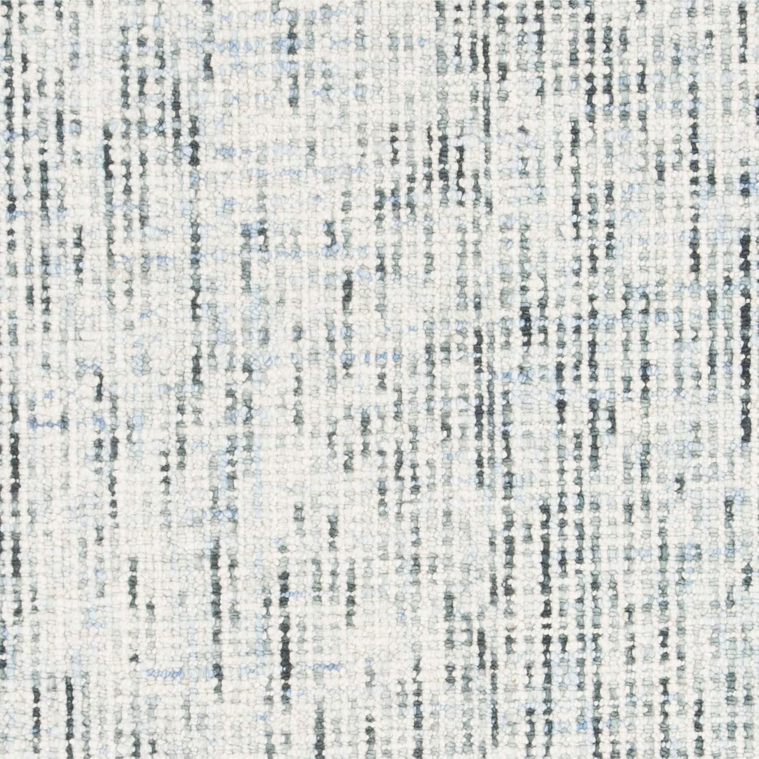 image:imageSAFAVIEH Area Rug 8x10 Abstract Collection Large Light Grey amp Ivory Handmade Wool Ideal for Living Room Bedroom Office Dining Space ABT468FBlueCharcoal