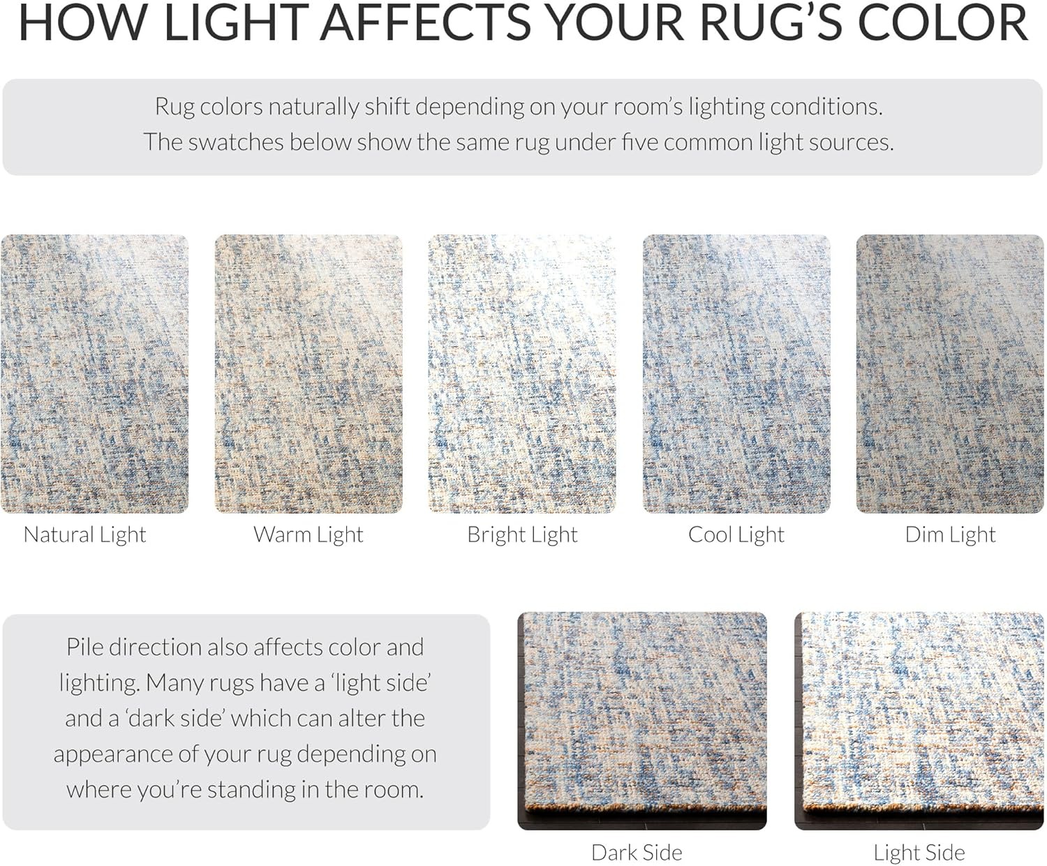 image:imageSAFAVIEH Area Rug 8x10 Abstract Collection Large Light Grey amp Ivory Handmade Wool Ideal for Living Room Bedroom Office Dining Space ABT468FDark BlueRust
