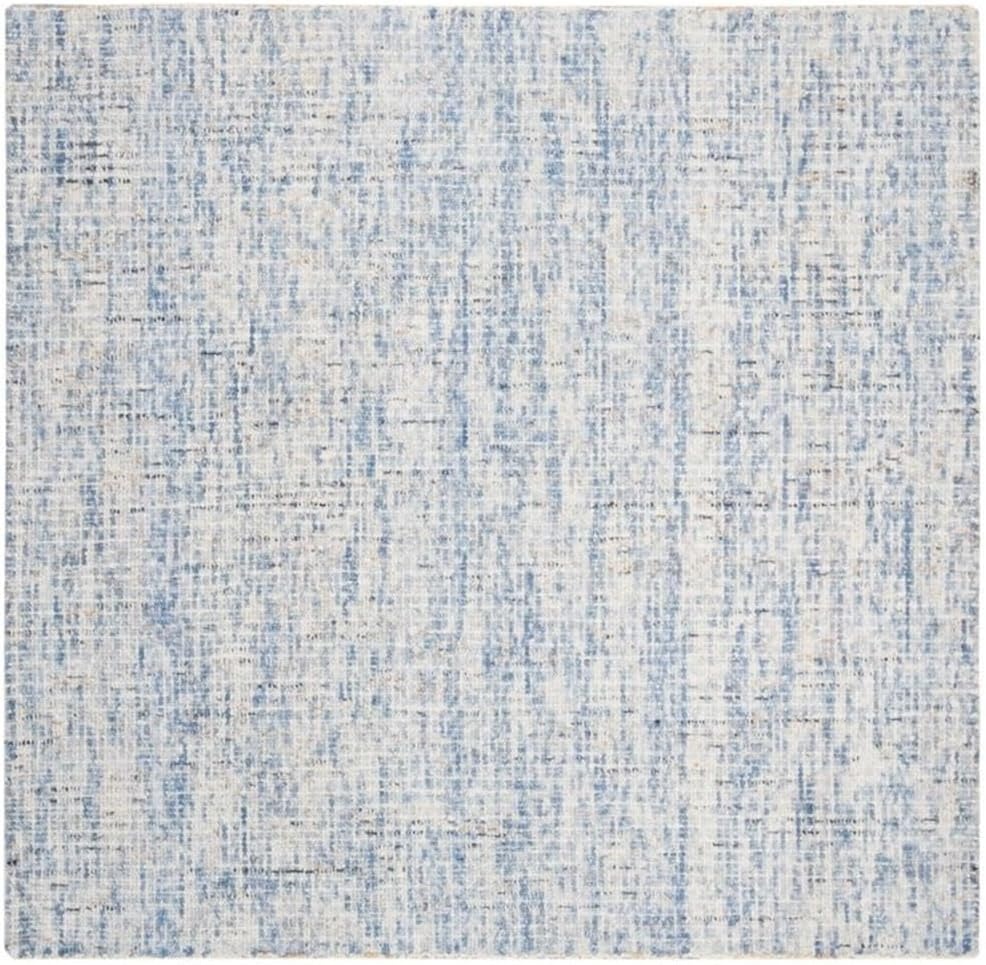 image:imageSAFAVIEH Area Rug 8x10 Abstract Collection Large Light Grey amp Ivory Handmade Wool Ideal for Living Room Bedroom Office Dining Space ABT468FDark BlueRust