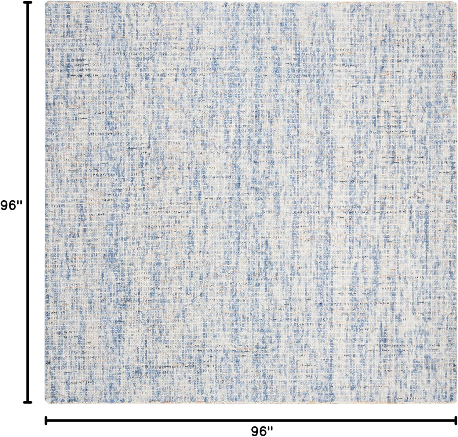 image:imageSAFAVIEH Area Rug 8x10 Abstract Collection Large Light Grey amp Ivory Handmade Wool Ideal for Living Room Bedroom Office Dining Space ABT468FDark BlueRust