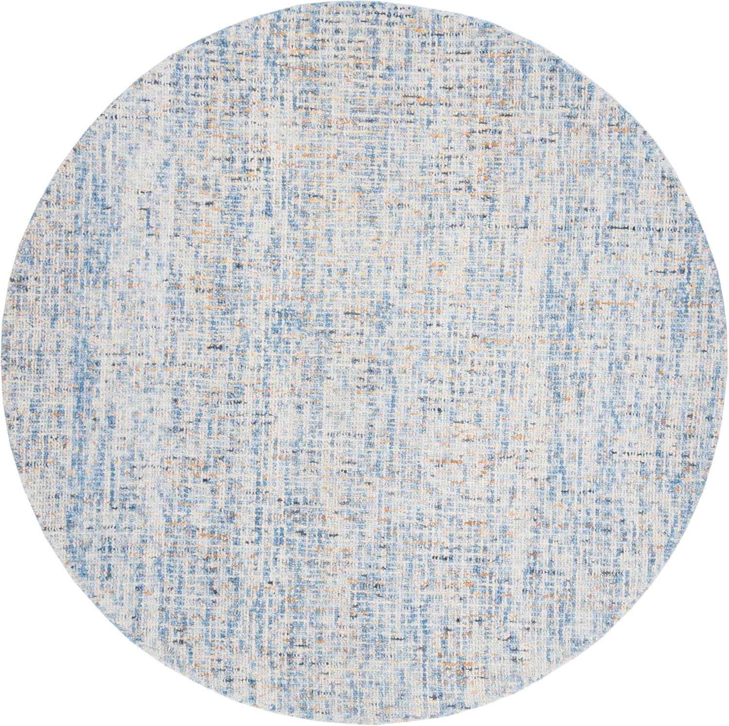 image:imageSAFAVIEH Area Rug 8x10 Abstract Collection Large Light Grey amp Ivory Handmade Wool Ideal for Living Room Bedroom Office Dining Space ABT468FDark BlueRust