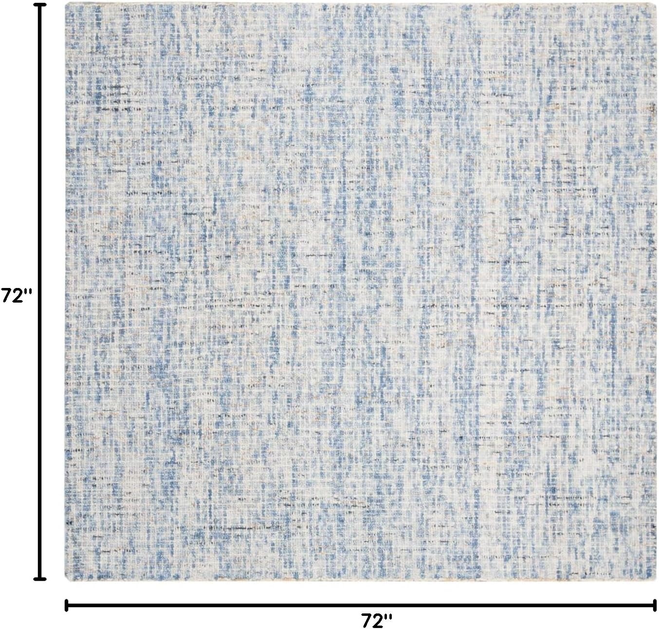 image:imageSAFAVIEH Area Rug 8x10 Abstract Collection Large Light Grey amp Ivory Handmade Wool Ideal for Living Room Bedroom Office Dining Space ABT468FDark BlueRust