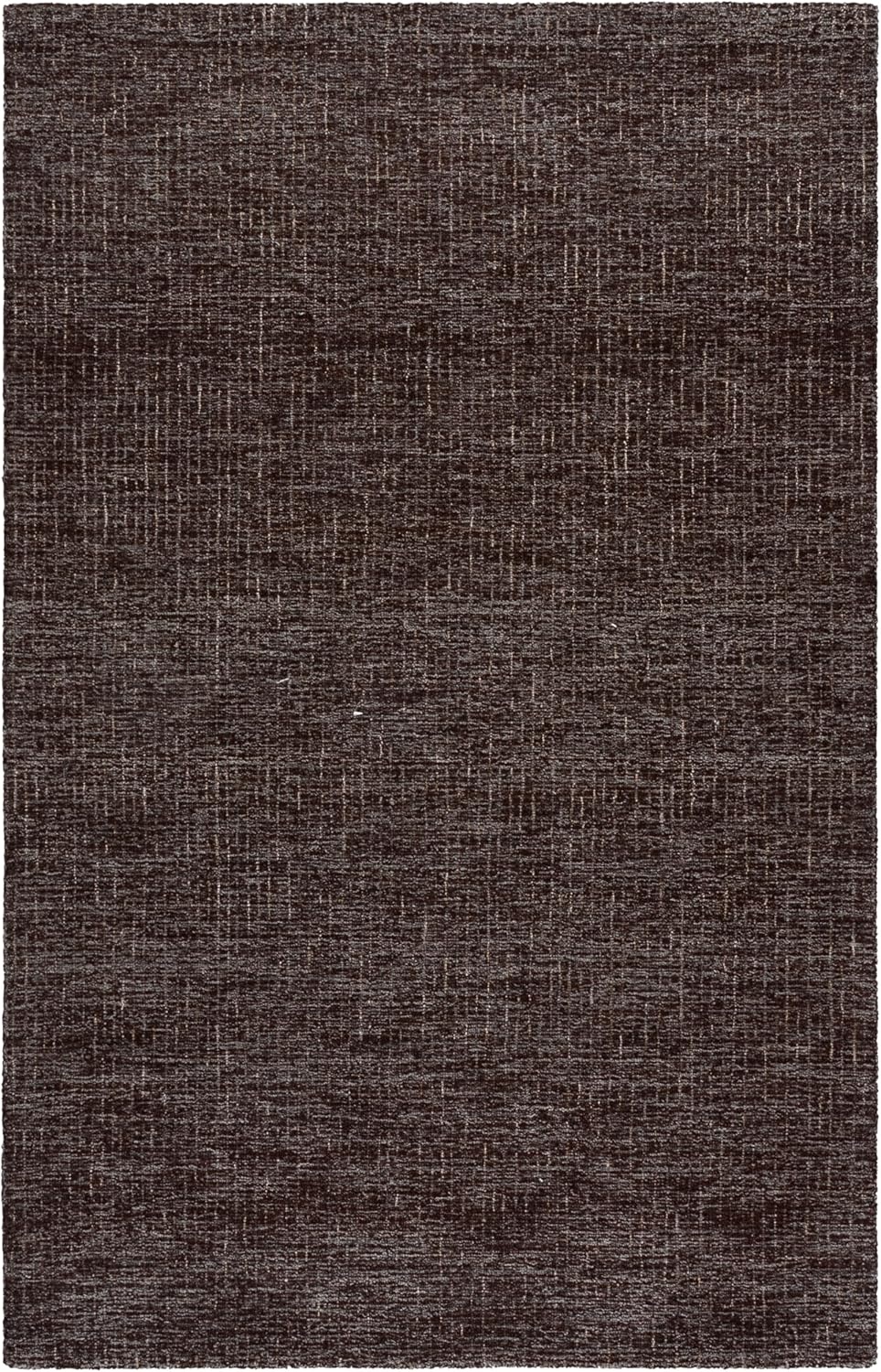 image:imageSAFAVIEH Area Rug 8x10 Abstract Collection Large Light Grey amp Ivory Handmade Wool Ideal for Living Room Bedroom Office Dining Space ABT468FDark Brown