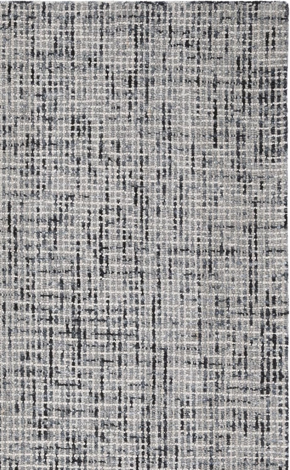 image:imageSAFAVIEH Area Rug 8x10 Abstract Collection Large Light Grey amp Ivory Handmade Wool Ideal for Living Room Bedroom Office Dining Space ABT468FDark GreyIvory