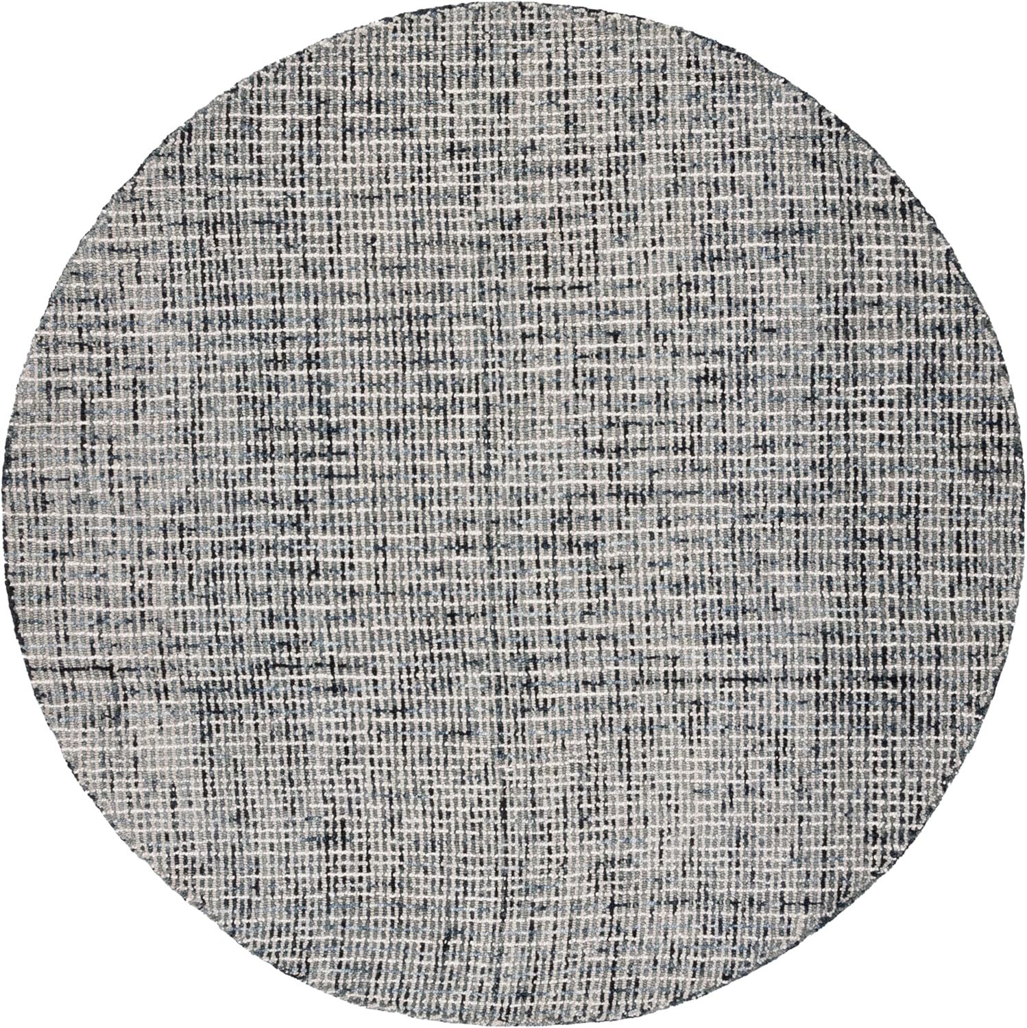 image:imageSAFAVIEH Area Rug 8x10 Abstract Collection Large Light Grey amp Ivory Handmade Wool Ideal for Living Room Bedroom Office Dining Space ABT468FDark GreyIvory