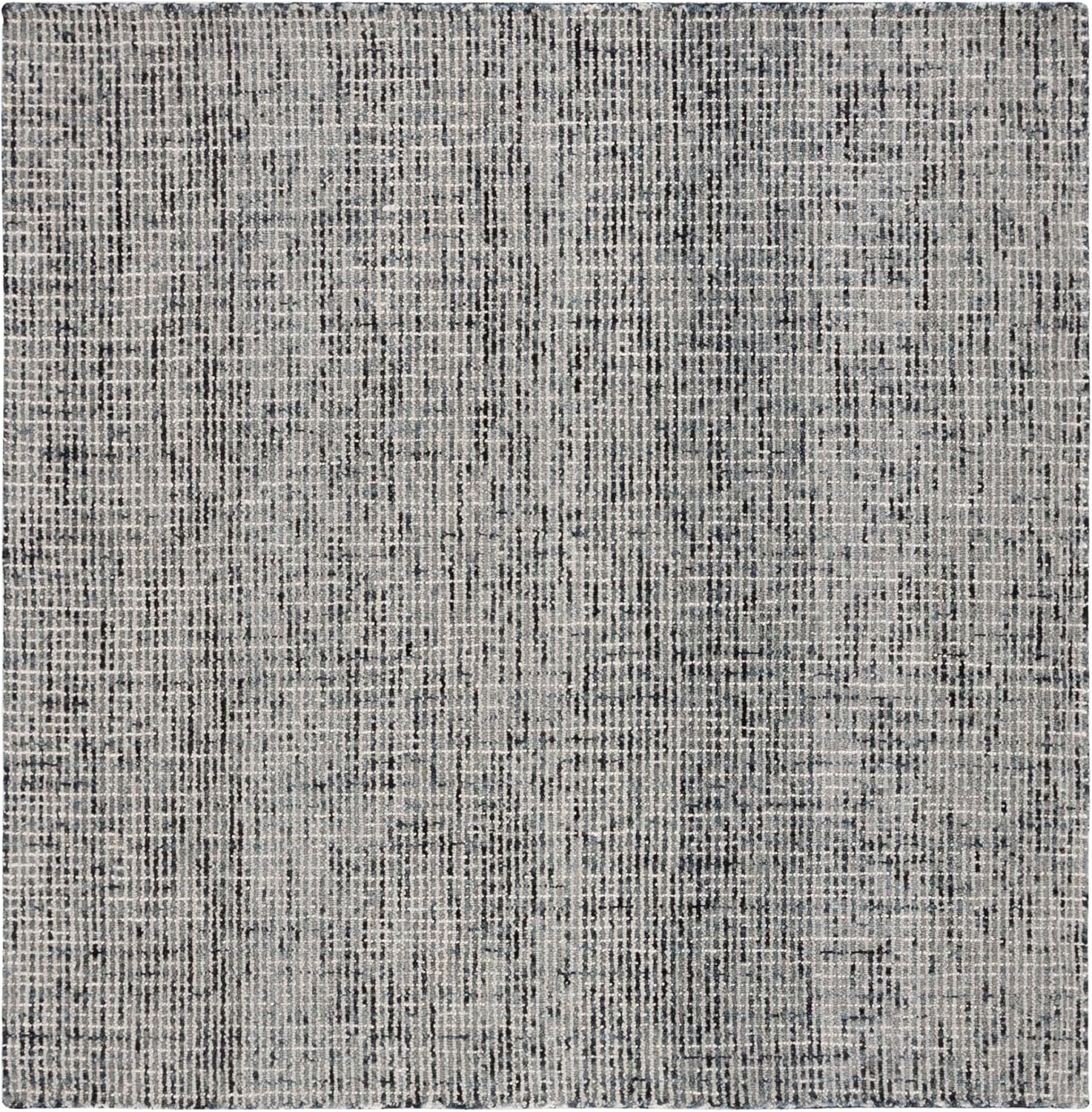image:imageSAFAVIEH Area Rug 8x10 Abstract Collection Large Light Grey amp Ivory Handmade Wool Ideal for Living Room Bedroom Office Dining Space ABT468FDark GreyIvory