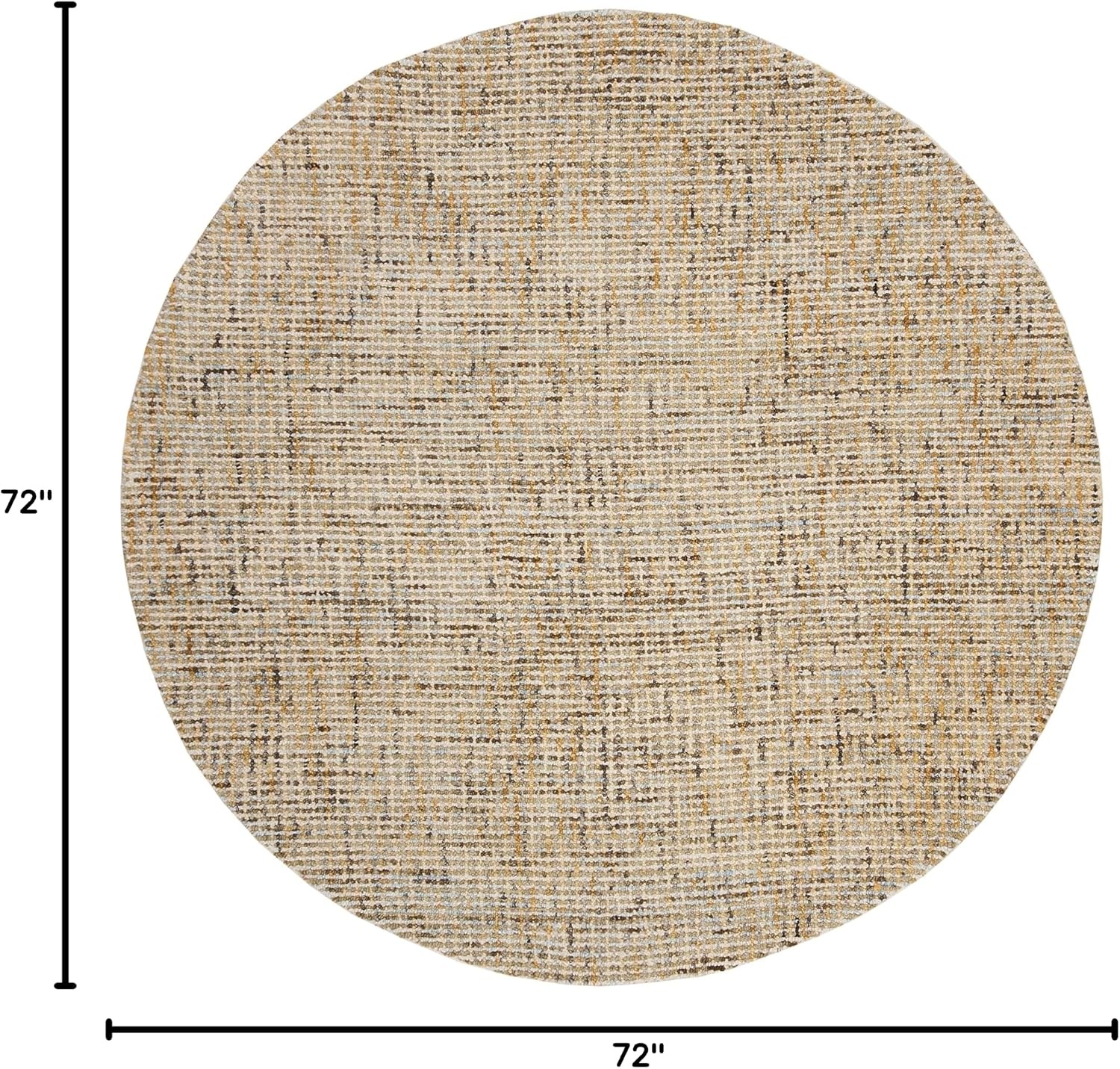 image:imageSAFAVIEH Area Rug 8x10 Abstract Collection Large Light Grey amp Ivory Handmade Wool Ideal for Living Room Bedroom Office Dining Space ABT468FGoldBlue