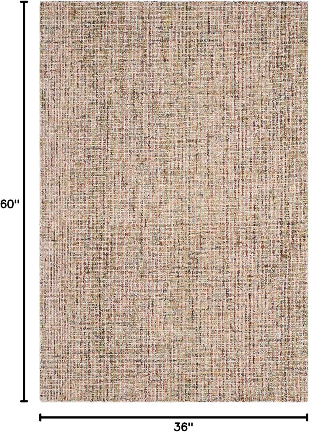 image:imageSAFAVIEH Area Rug 8x10 Abstract Collection Large Light Grey amp Ivory Handmade Wool Ideal for Living Room Bedroom Office Dining Space ABT468FGoldBlue