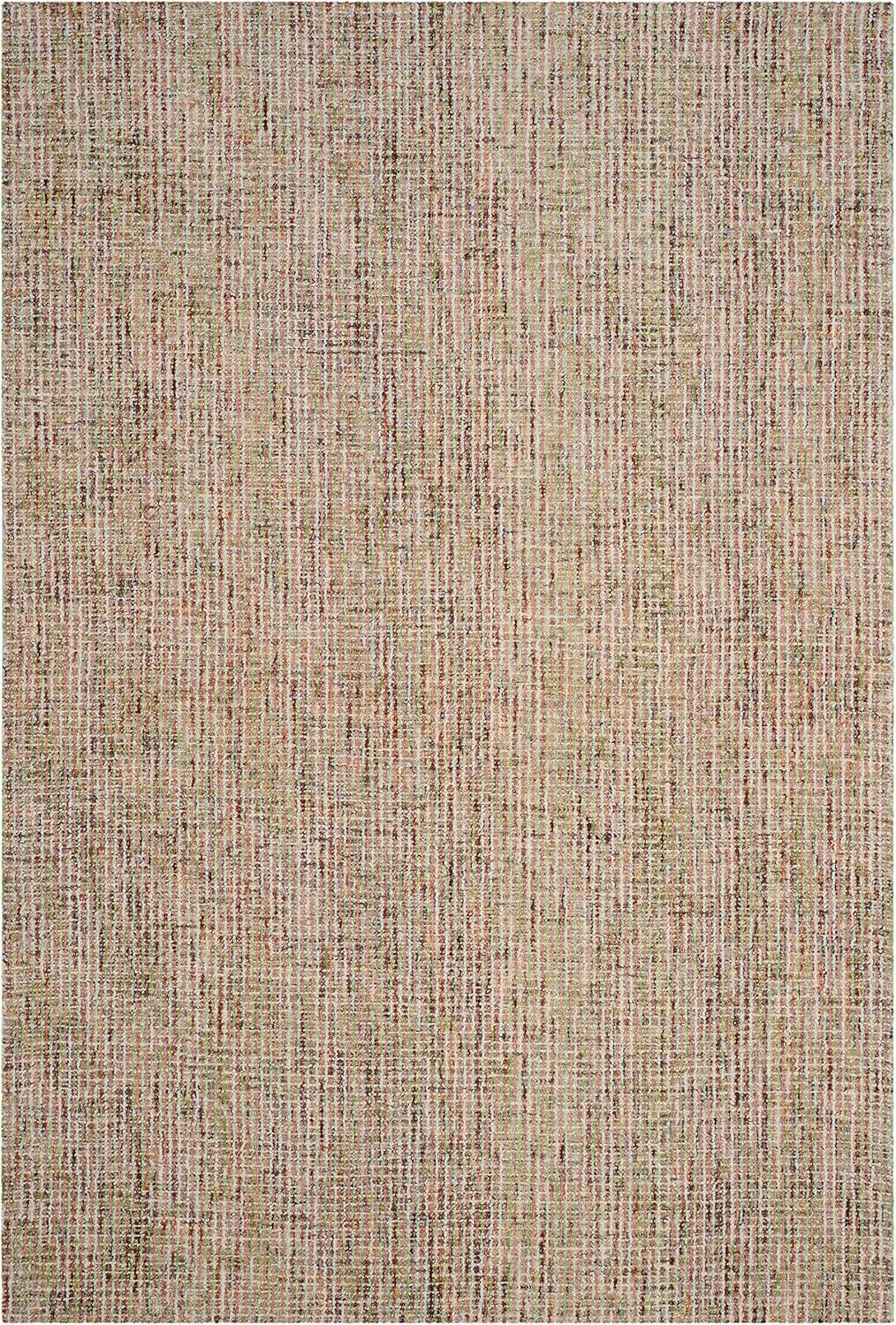 image:imageSAFAVIEH Area Rug 8x10 Abstract Collection Large Light Grey amp Ivory Handmade Wool Ideal for Living Room Bedroom Office Dining Space ABT468FGoldBlue