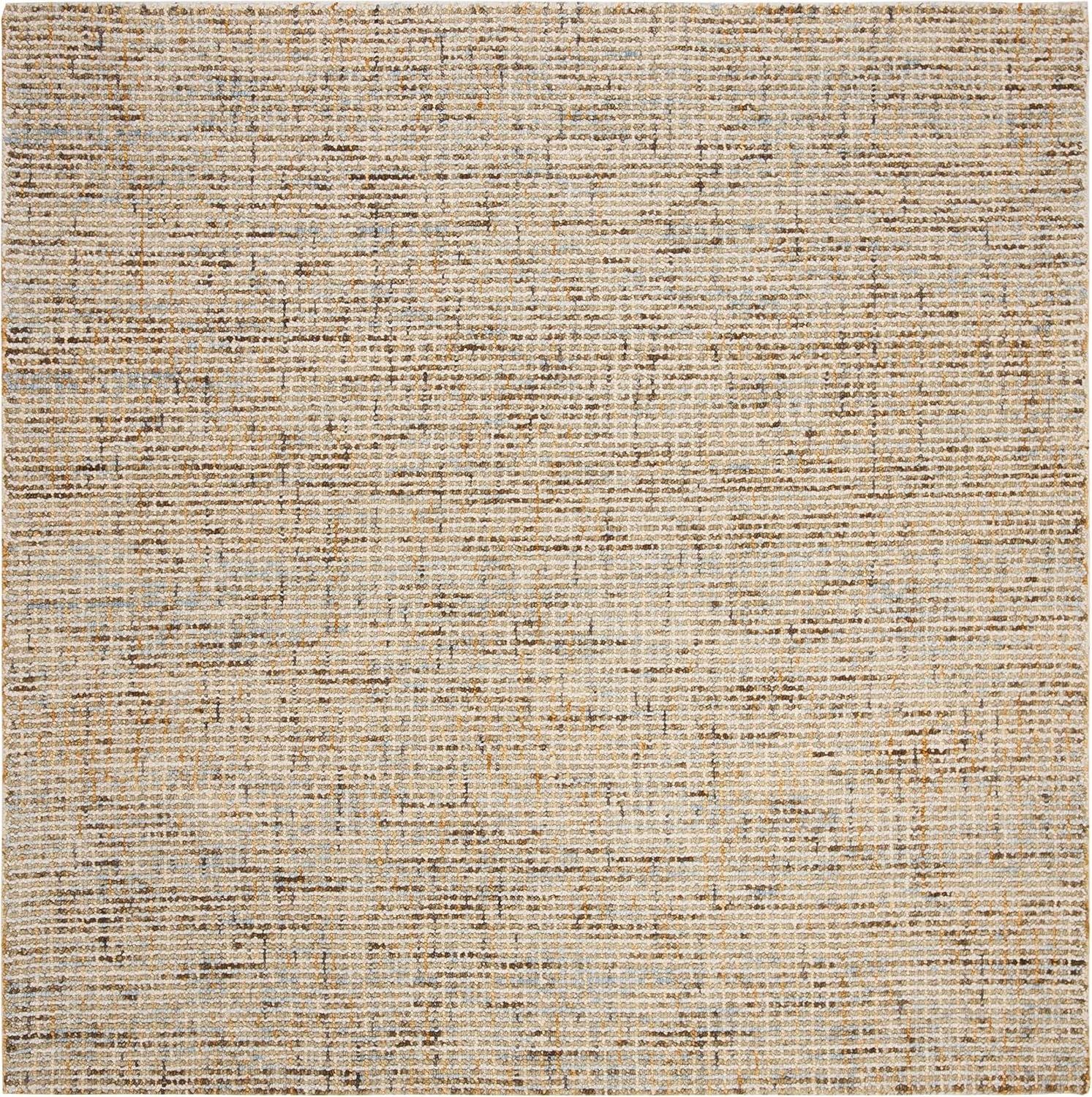 image:imageSAFAVIEH Area Rug 8x10 Abstract Collection Large Light Grey amp Ivory Handmade Wool Ideal for Living Room Bedroom Office Dining Space ABT468FGoldBlue