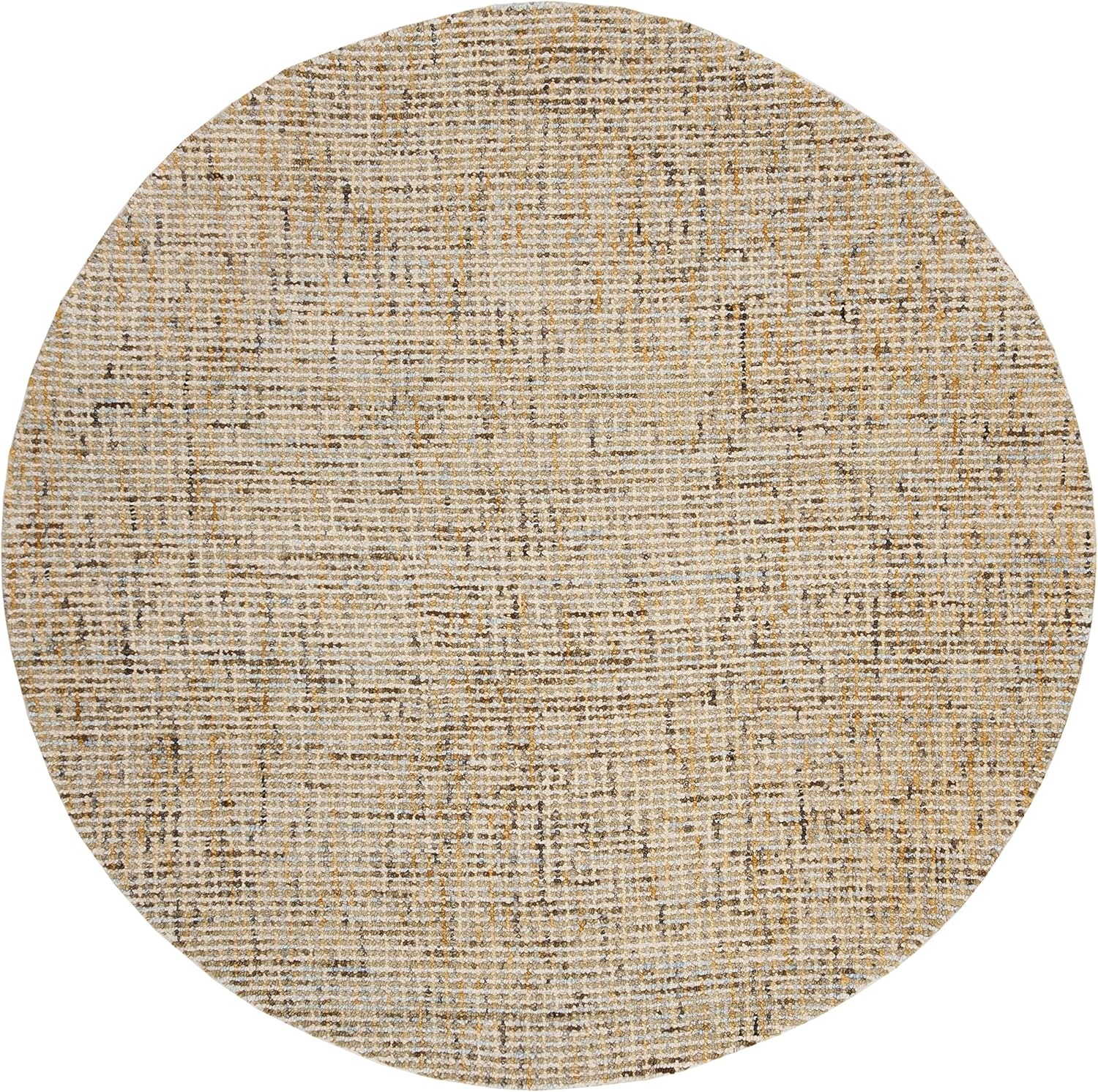 image:imageSAFAVIEH Area Rug 8x10 Abstract Collection Large Light Grey amp Ivory Handmade Wool Ideal for Living Room Bedroom Office Dining Space ABT468FGoldBlue