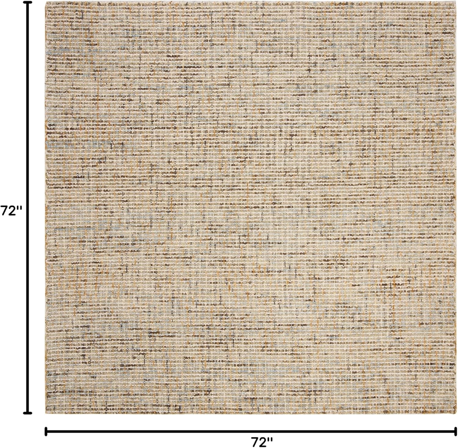 image:imageSAFAVIEH Area Rug 8x10 Abstract Collection Large Light Grey amp Ivory Handmade Wool Ideal for Living Room Bedroom Office Dining Space ABT468FGoldBlue