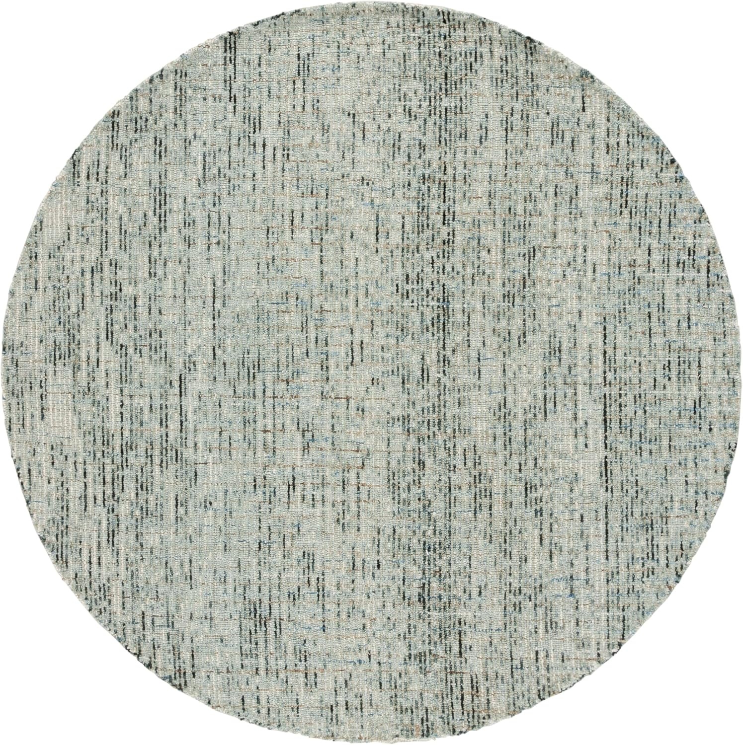 image:imageSAFAVIEH Area Rug 8x10 Abstract Collection Large Light Grey amp Ivory Handmade Wool Ideal for Living Room Bedroom Office Dining Space ABT468FGreenIvory