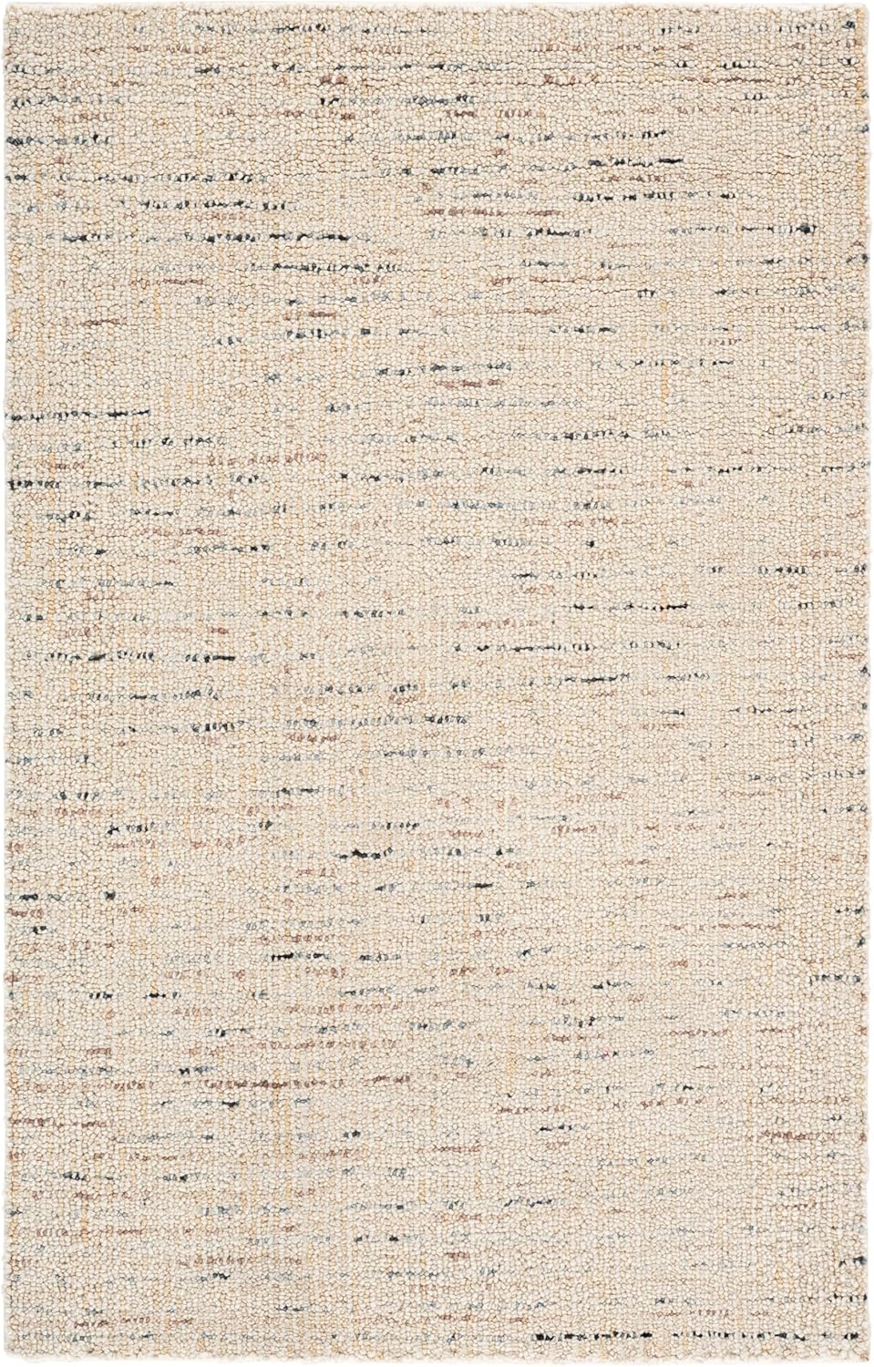 image:imageSAFAVIEH Area Rug 8x10 Abstract Collection Large Light Grey amp Ivory Handmade Wool Ideal for Living Room Bedroom Office Dining Space ABT468FIvoryBlue
