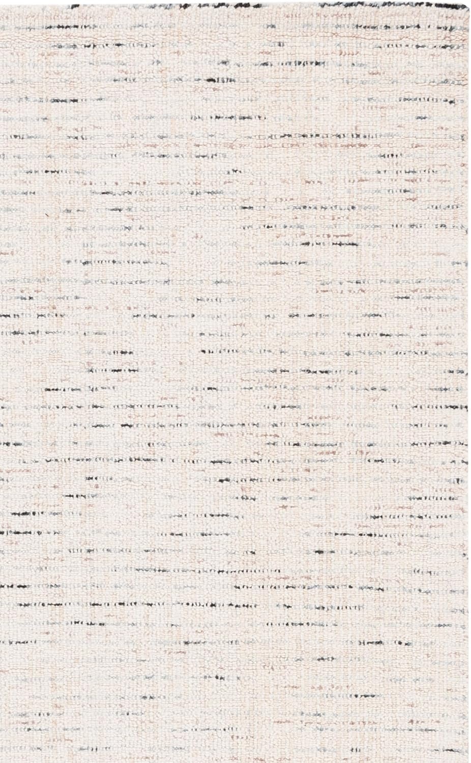 image:imageSAFAVIEH Area Rug 8x10 Abstract Collection Large Light Grey amp Ivory Handmade Wool Ideal for Living Room Bedroom Office Dining Space ABT468FIvoryBlue